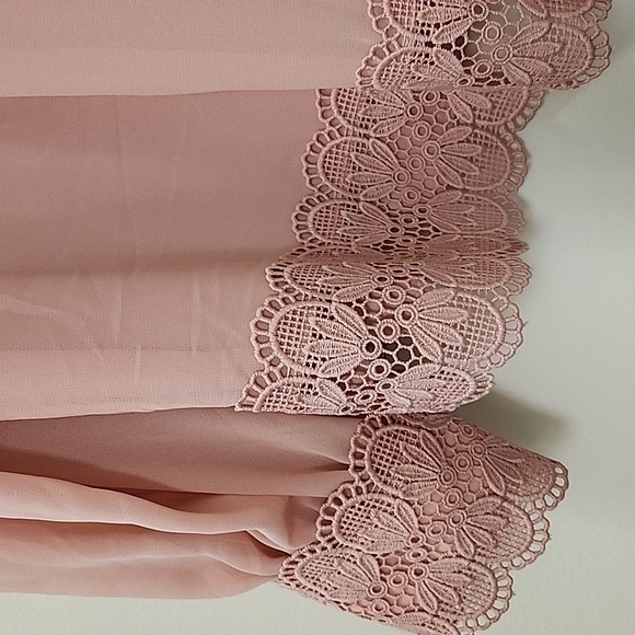 Ted Baker London Cailley Pink Embroidered Longsleeve Blouse Size 3/ 8 - Picture 8 of 16